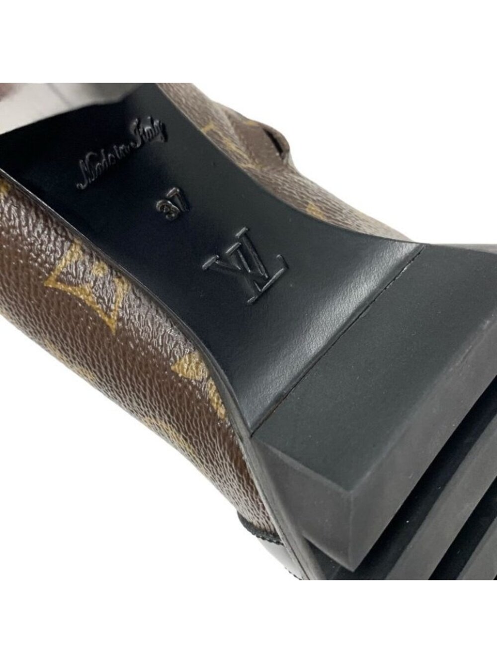 Louis Vuitton Star Trail Line Monogram Boots Short Shoes Leather Brown - Picture 8 of 10